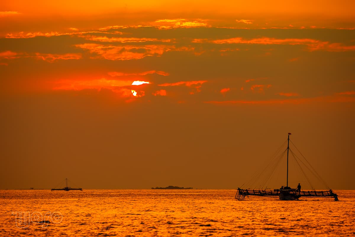 Sunset boat trip with dolphin watching, Pemuteran Bay, North West Bali