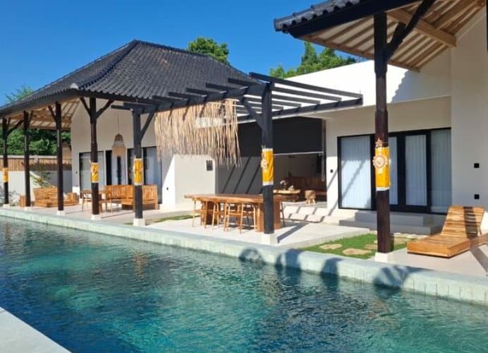 Campo Beluga beachfront dive base, Pemuteran Bay, North West Bali